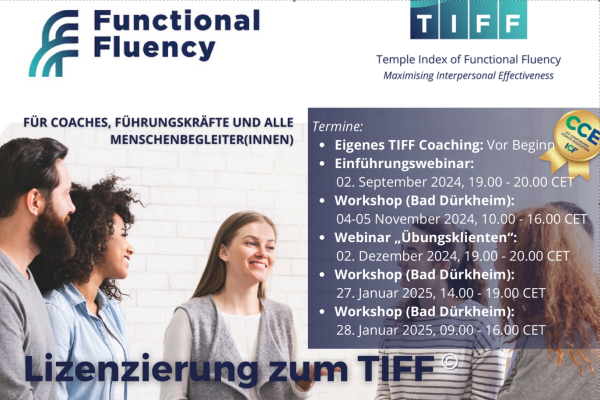 TIFF Training September DE